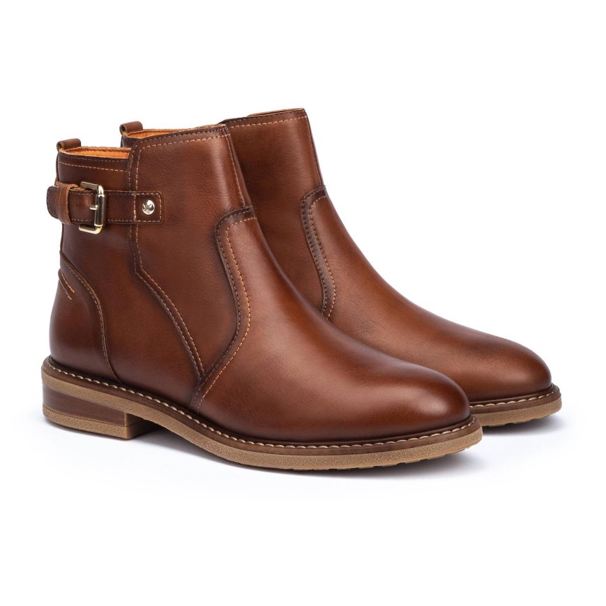 Women's Pikolinos ALDAYA Ankle Boots Brown | NZ TA89520